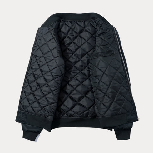 Luxury Spring Bomber Jacket Men Dragon Embroidery Sukajan Yokosuka Oversized Pilot Coat Baseball Long Sleeve Clothes 2025 Y1
